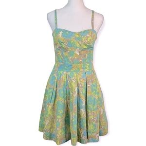 Jessica Simpson Floral Optional StraplessMini Dress- NWT